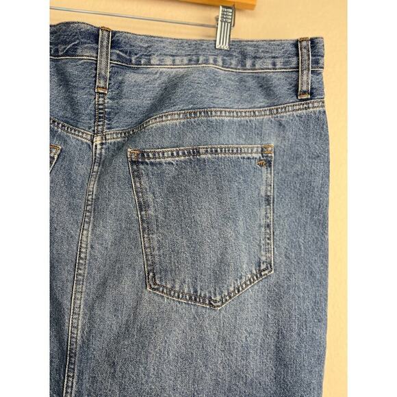 Madewell Women's Denim Mid-Rise Maxi Skirt in Pratt Wash Pratt Wash size 33 - Picture 7 of 16